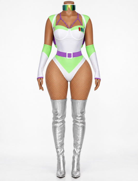 “Infinity Babe” Multicolor 5 Piece Costume Set