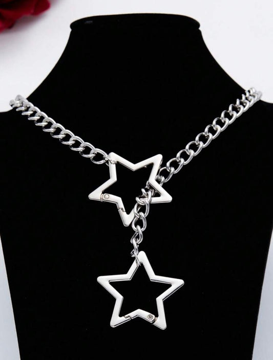 “Stardom” Silver Necklace