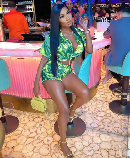 “Kimkish” Green 2 Piece Set