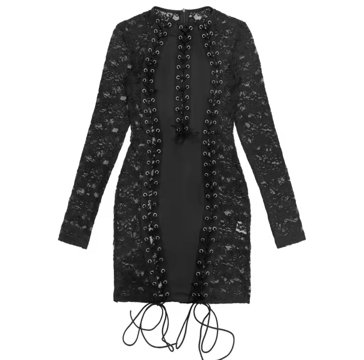 “Laced With Sin” Black Dress