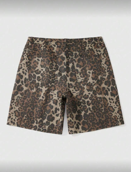 “Leopard Lane” Jorts
