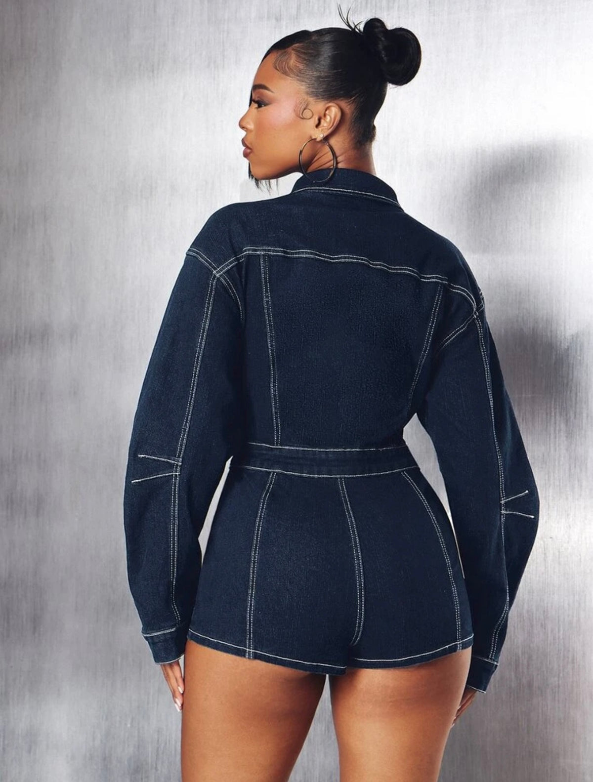 “Denim Diva” Blue Jean Romper