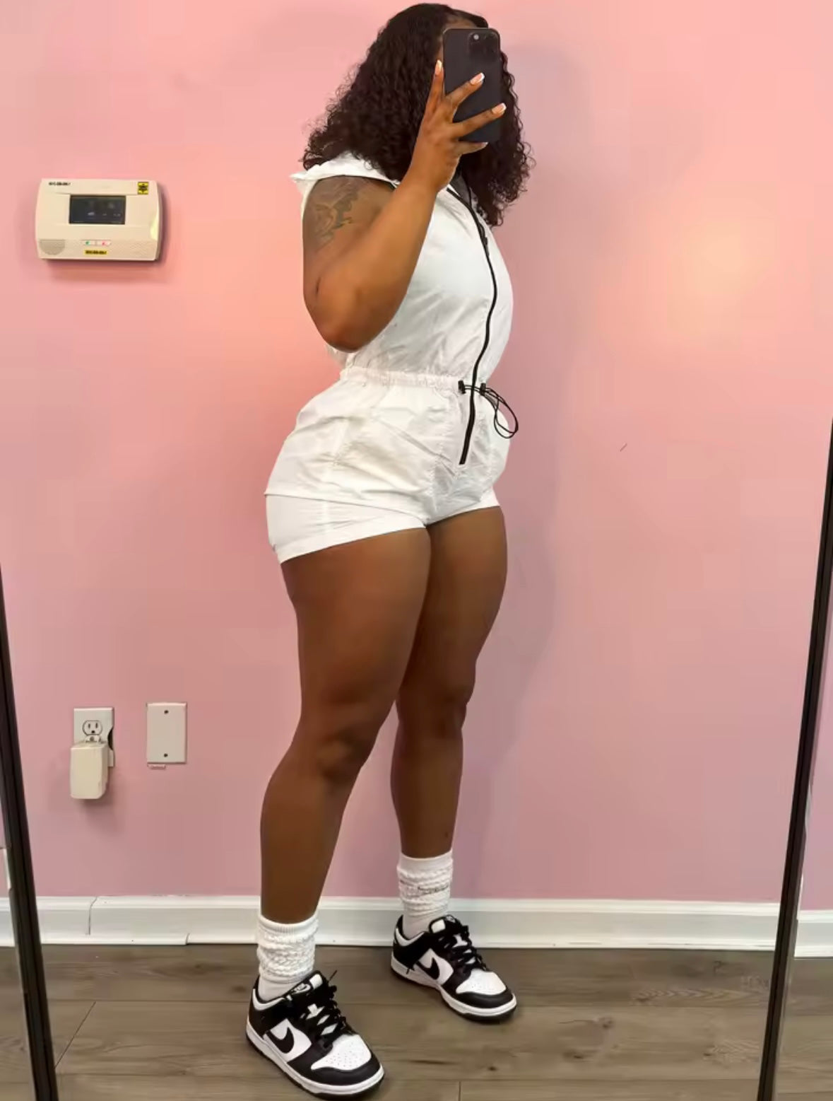 “Allure” Black Romper