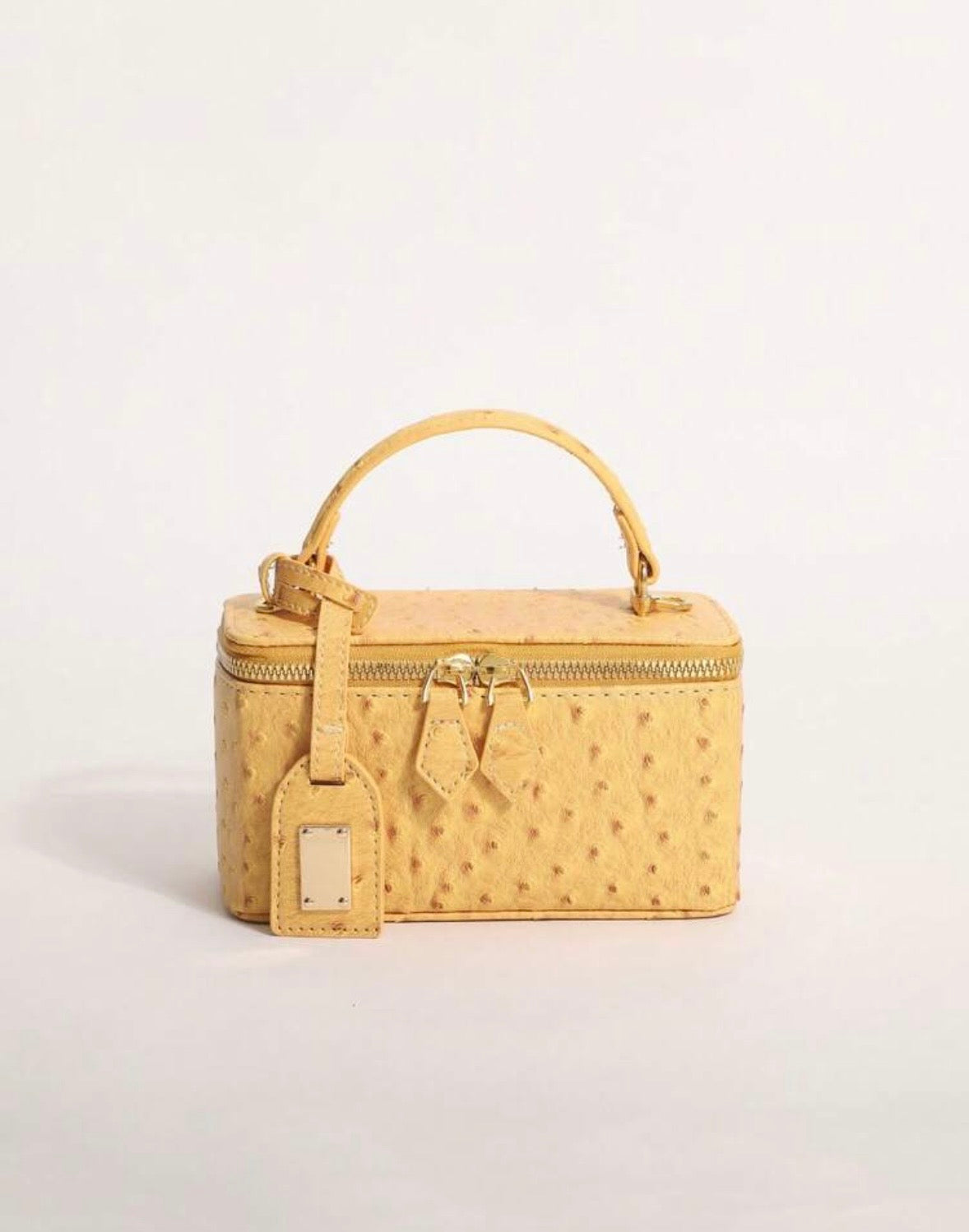 “Harlem Square” Yellow Handbag