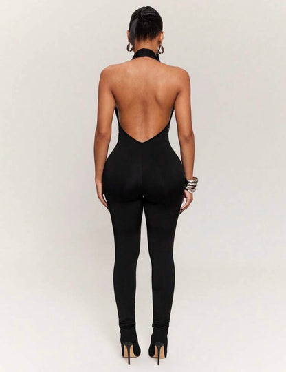“Black Stallion” Black Jumpsuit