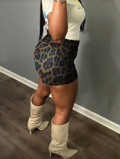 “Laura Leopard” Shorts