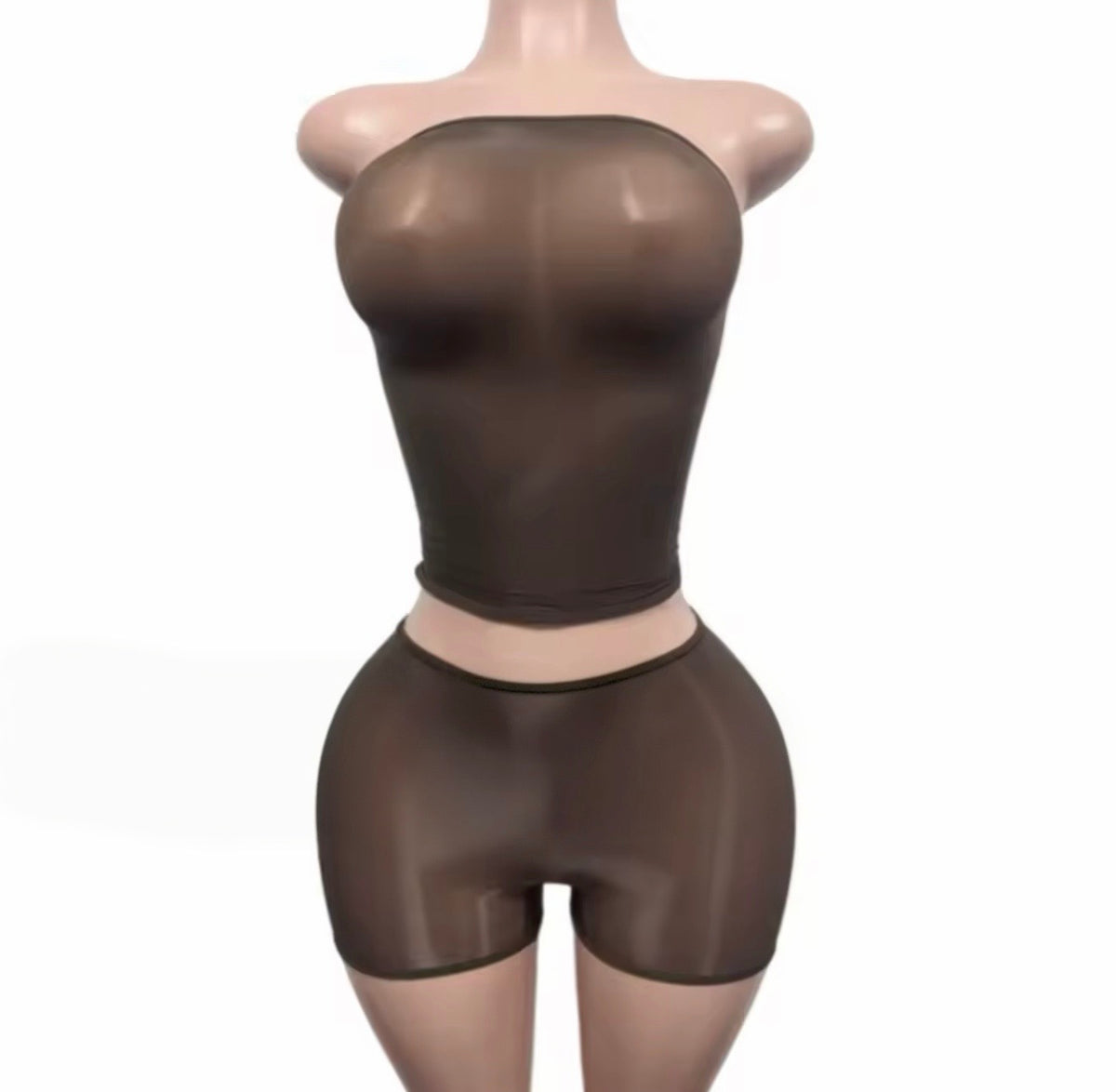 “Curve Control” Brown 2 Piece Set