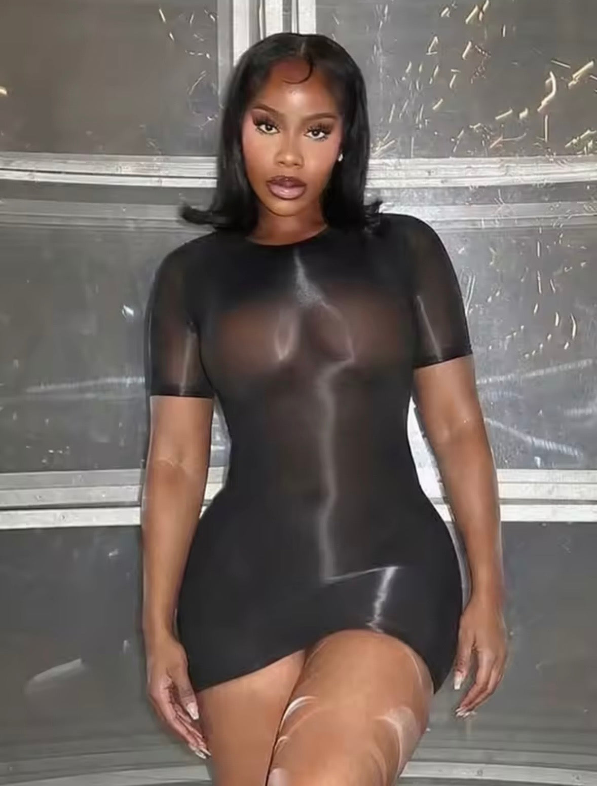 “Luxe Mami” Black Dress