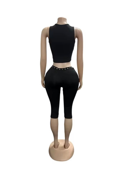 “Bound Together” Black 2 Piece Set