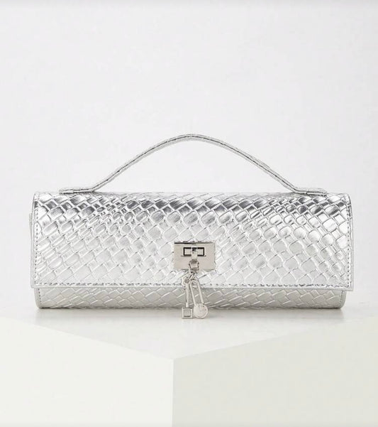 “Handle Up” Silver Handbag