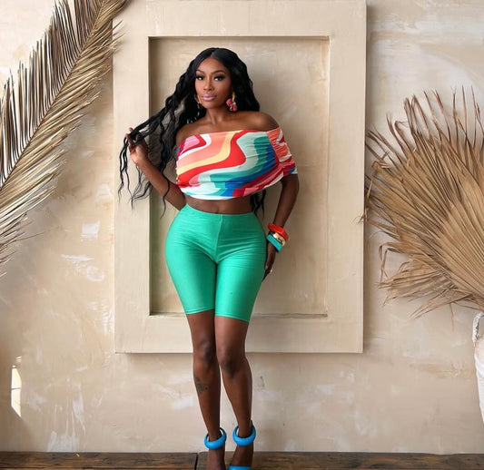 “Mella” Multicolor 2 Piece Set