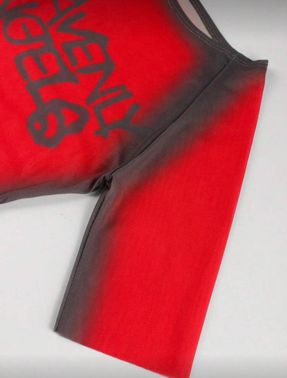 “Heavenly Angels” Green Top