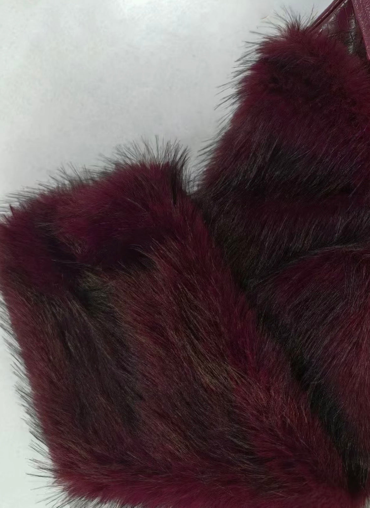 “Luxe Furr” Burgundy Jacket