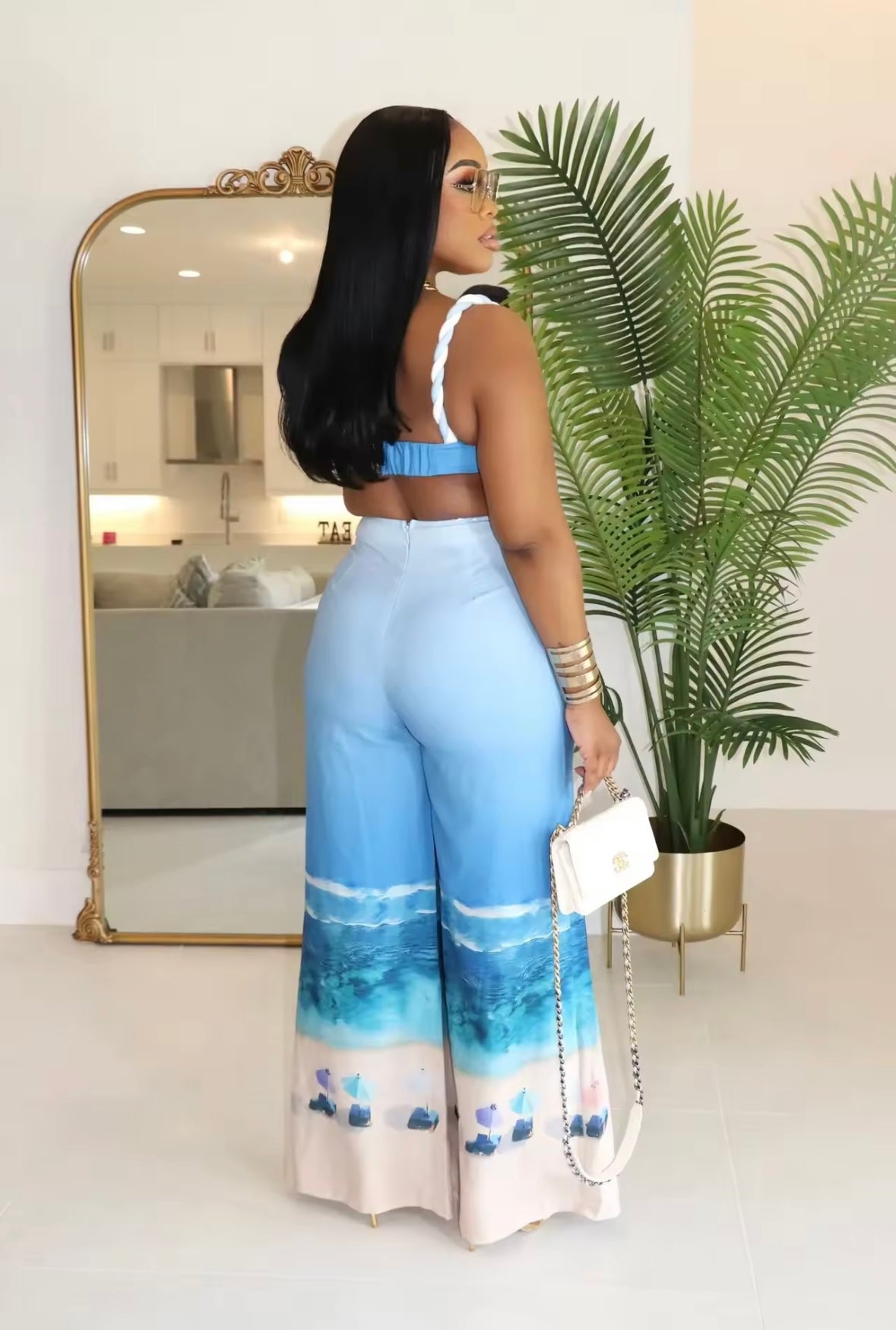 “Ocean Breeze” Blue 2 Piece Set
