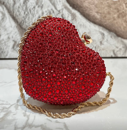 “Heartless” Red Handbag