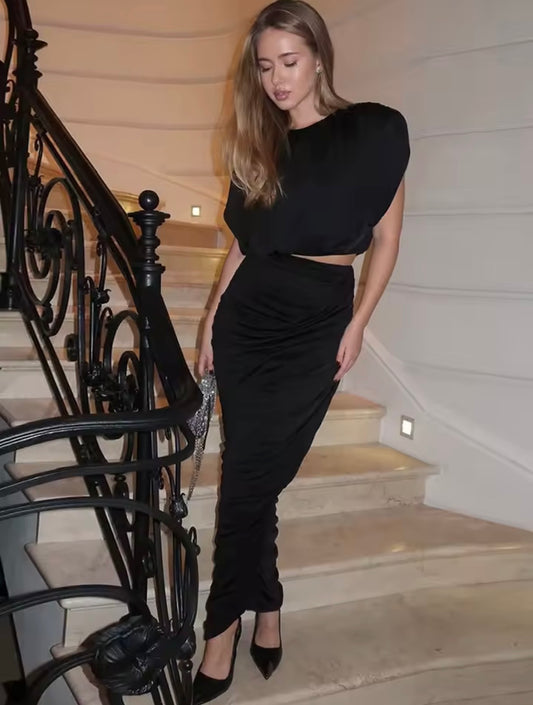 “Stacey” Black 2 Piece Set