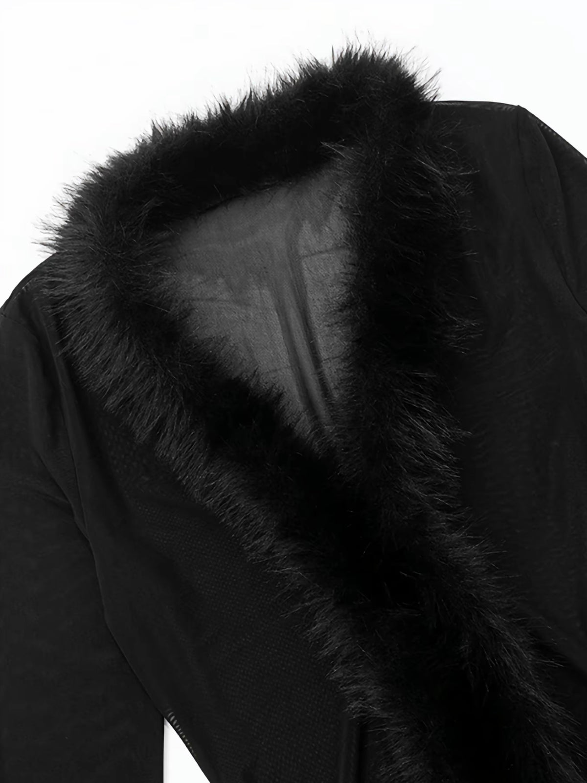 “Plush Persuasion” Red Furr Top