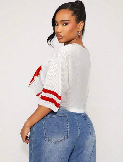 “Number Nine” Red Top