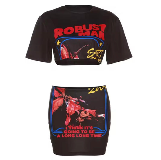 “Robust” Black 2 Piece Set