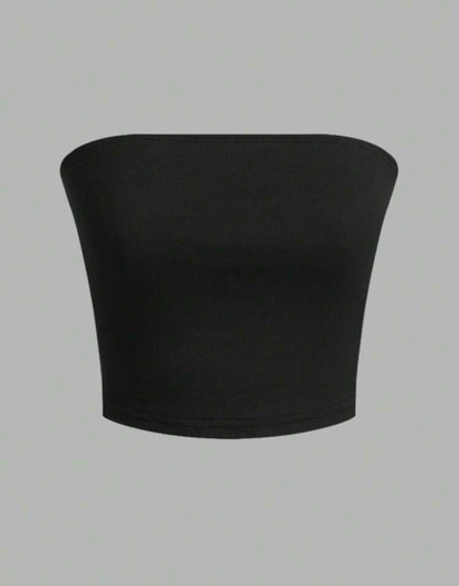 “Tube top” Black Top