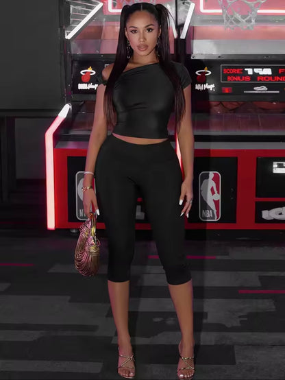 “Good Luck” Peach Pink 2 Piece Set