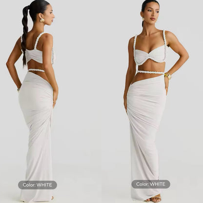 “Twist & Turns” Green 2 Piece Set