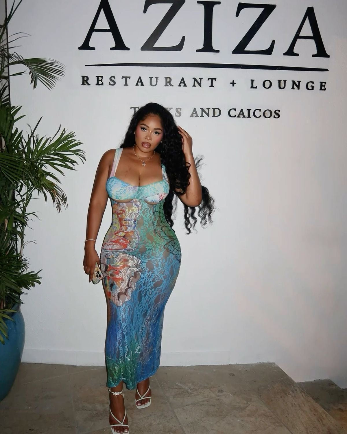 “Little Mermaid” Blue Dress