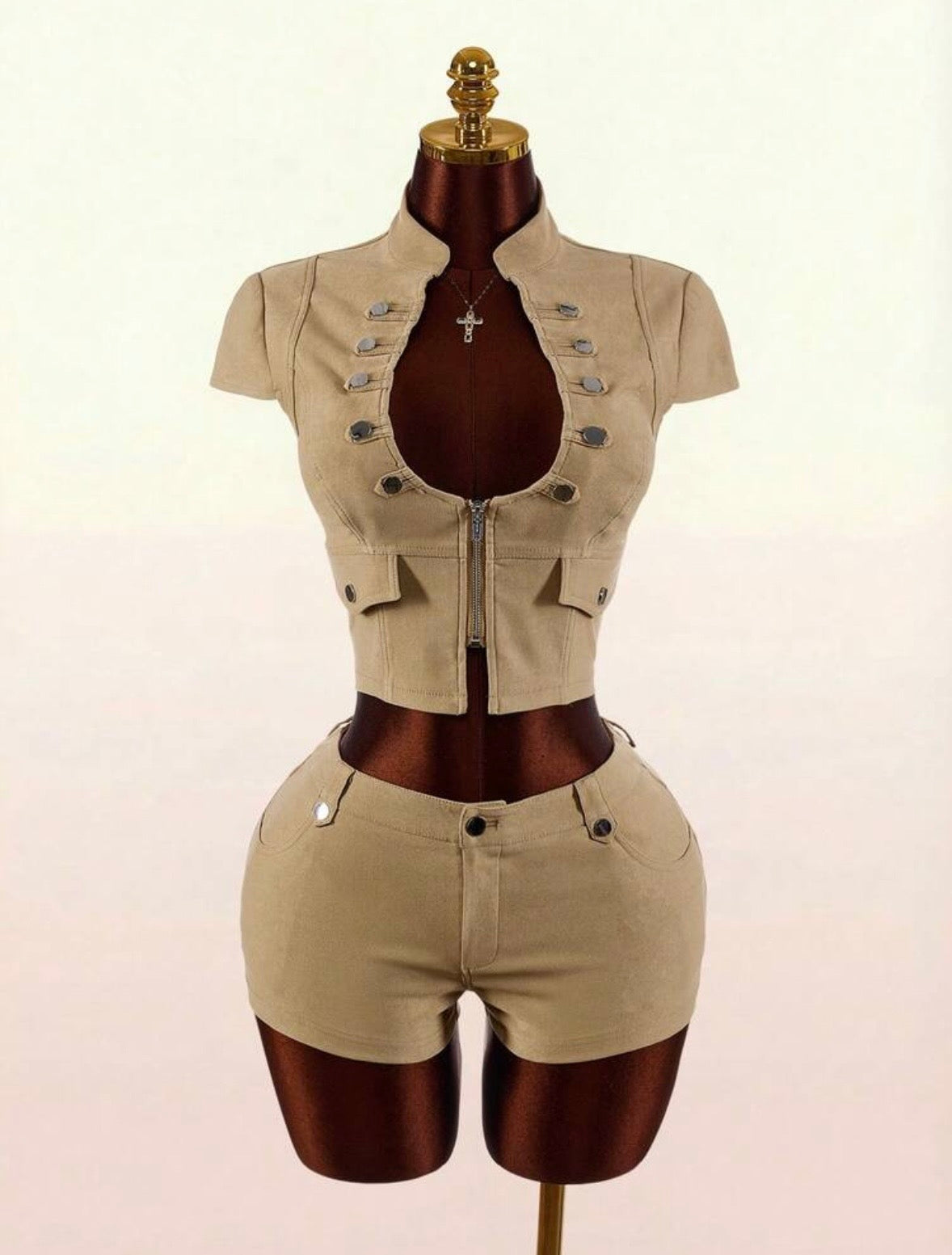 “Cadet” Khaki 2 Piece Set