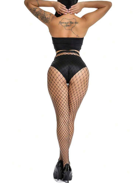 “Dani” Black Full Stocking