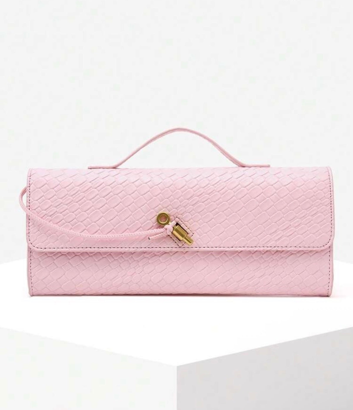 “Handle Up” Pink Handbag
