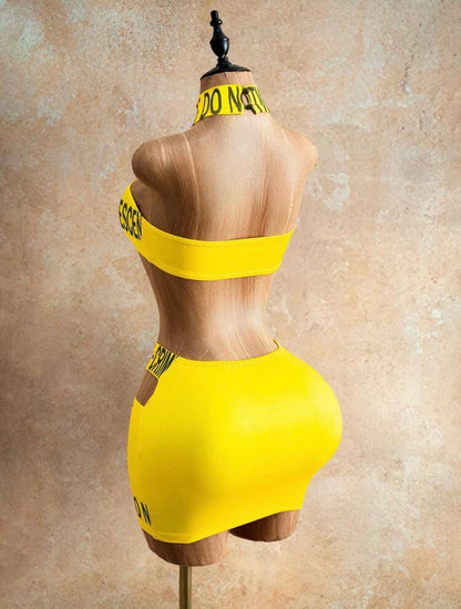 “Crime Scene” Yellow Dress
