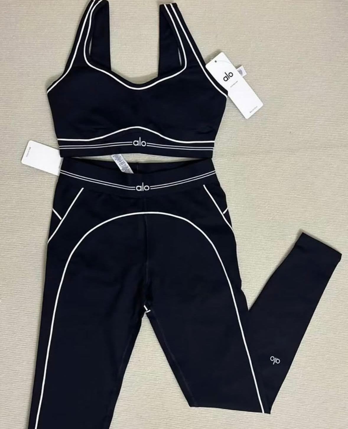 “Alo” Black 2 Piece
