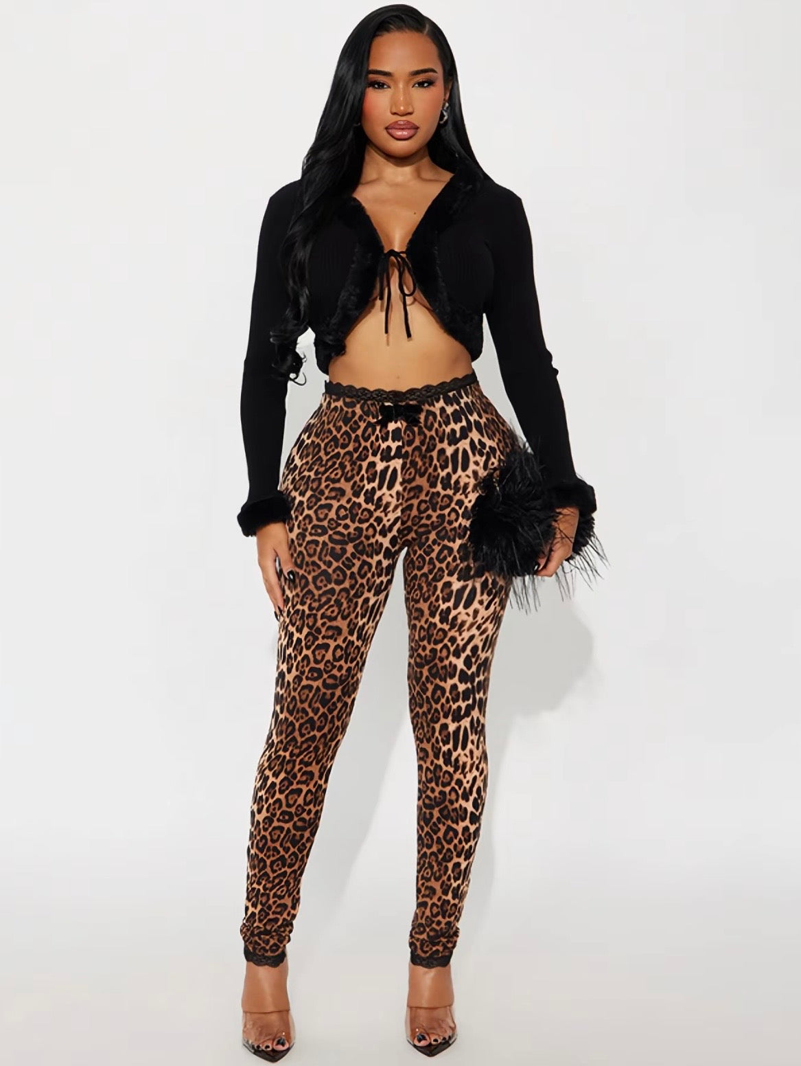 “Feline” Leopard Pants