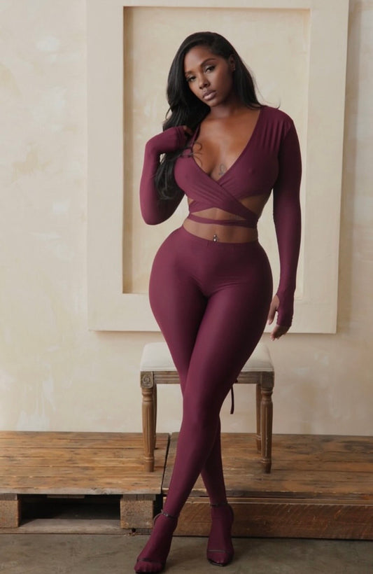 “Violet” Purple 2 Piece Set