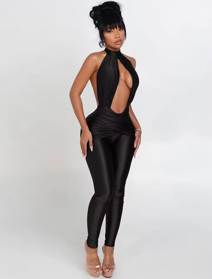 “Rapunzel” Black Jumpsuit