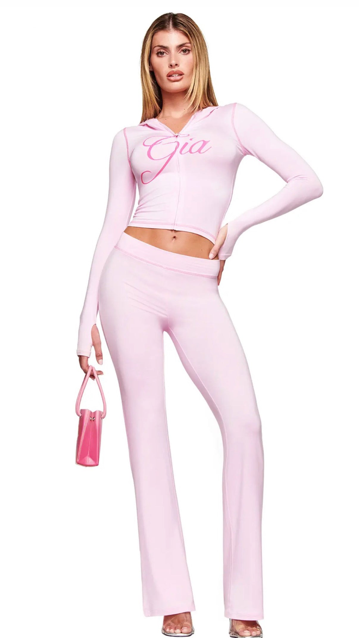 “Gia Is Me” Black 2 Piece Set