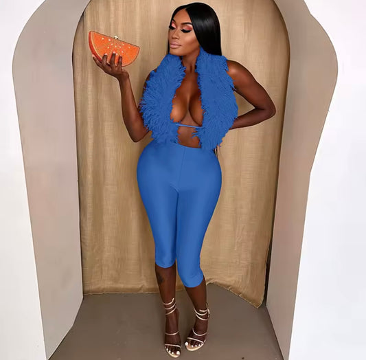 “Rhythm” Blue 2 Piece Set