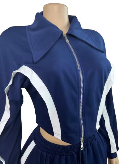 “On The Town” Blue 2 Piece Set