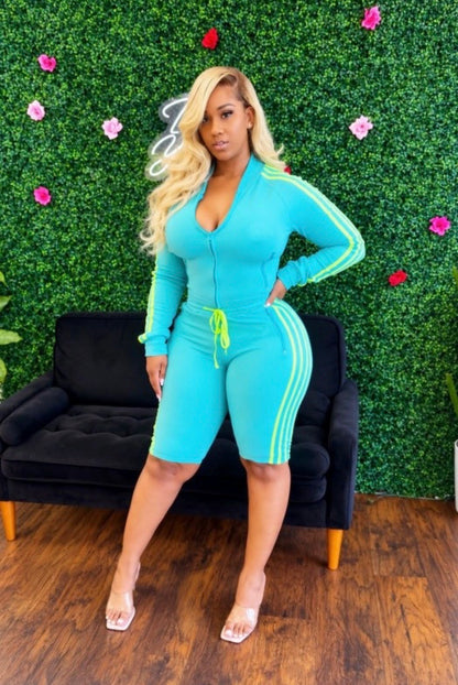 “Track Star” Blue 2 Piece Set