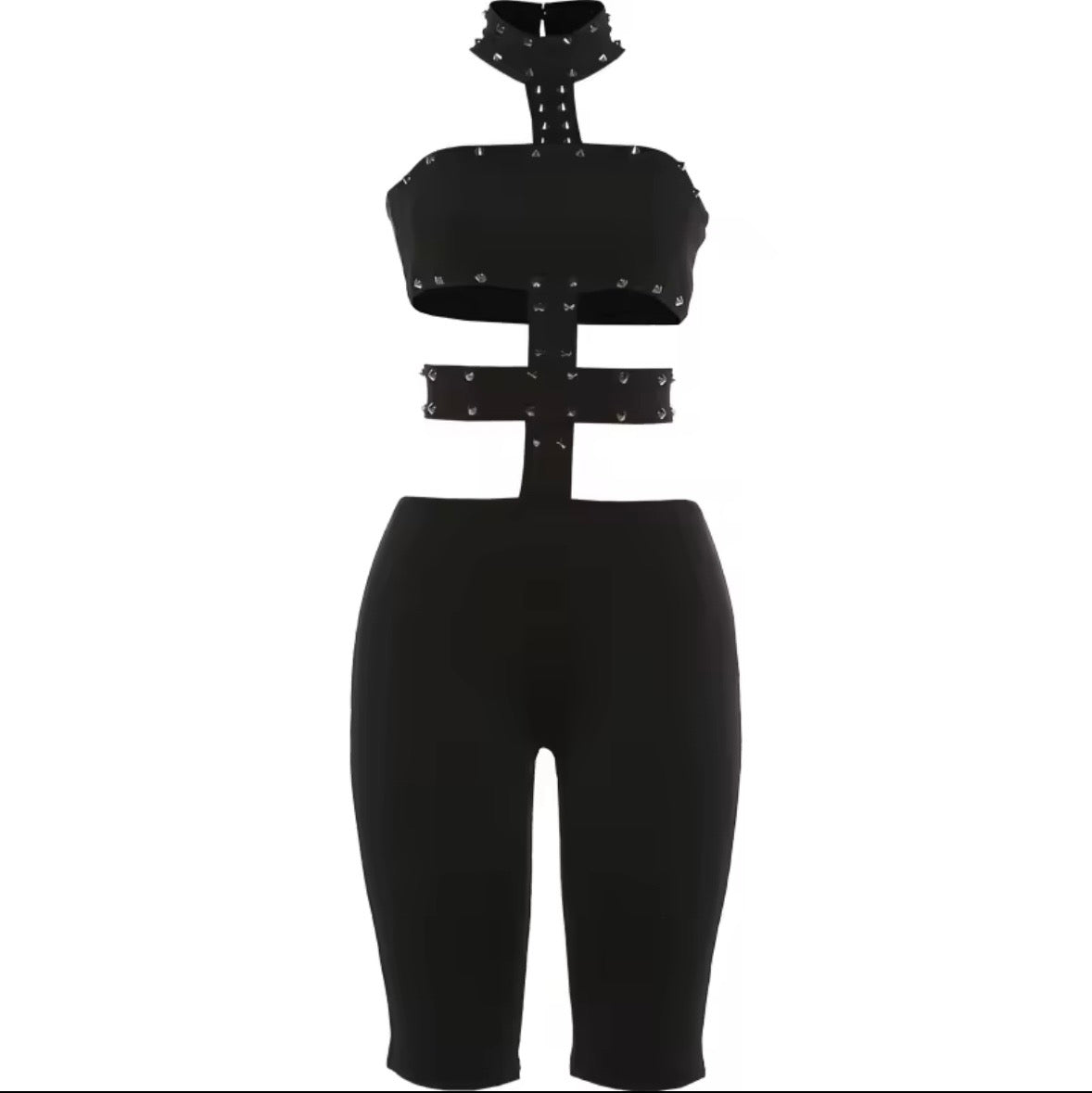 “Partner In Crime” Black Romper