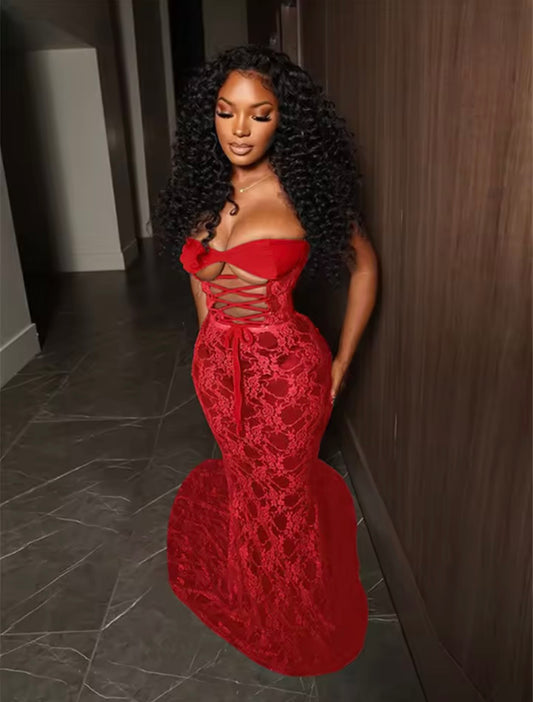 “Mariah Lynn” Red Dress