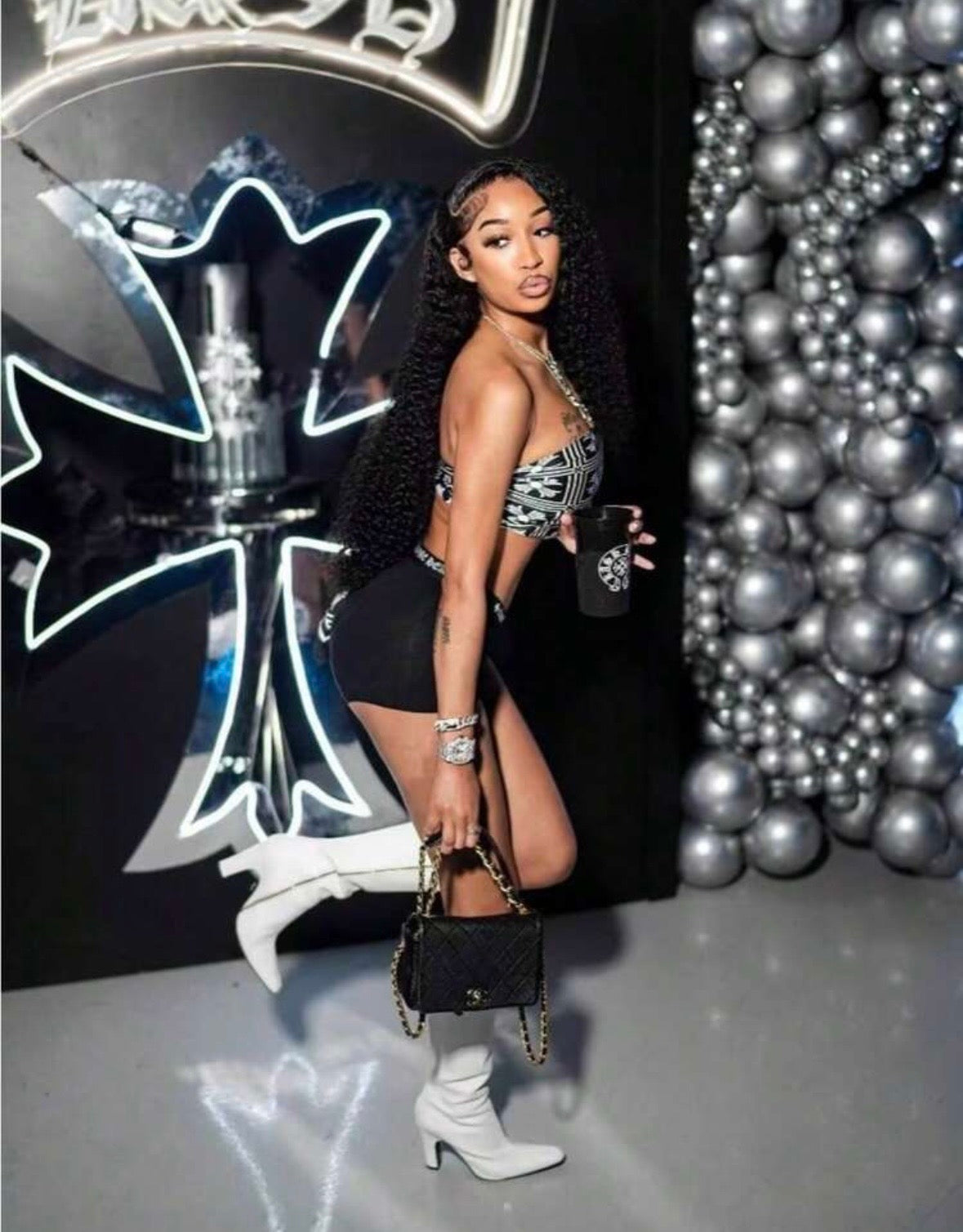 “Chrome Blackout” 2 Piece Set