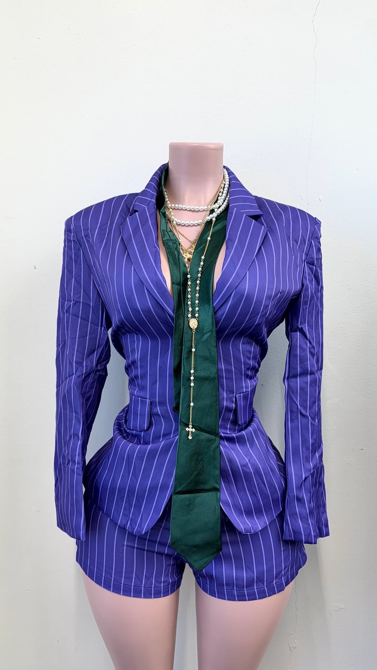 “The Joker” Purple 3 Piece Costume Set