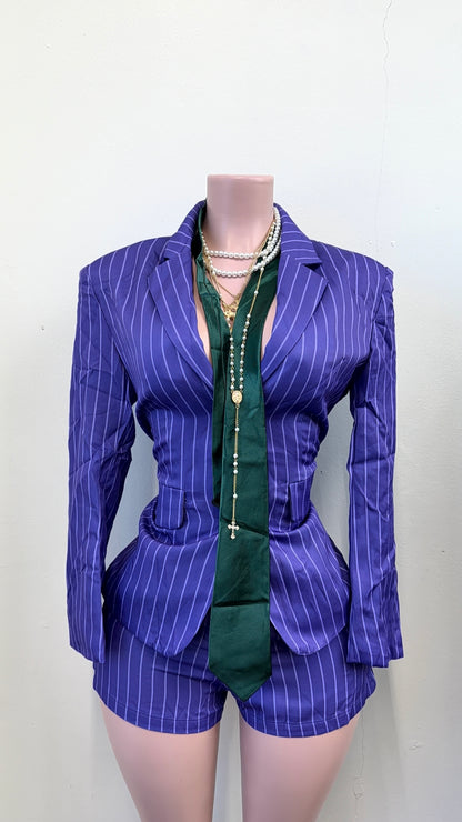 “The Joker” Purple 3 Piece Costume Set