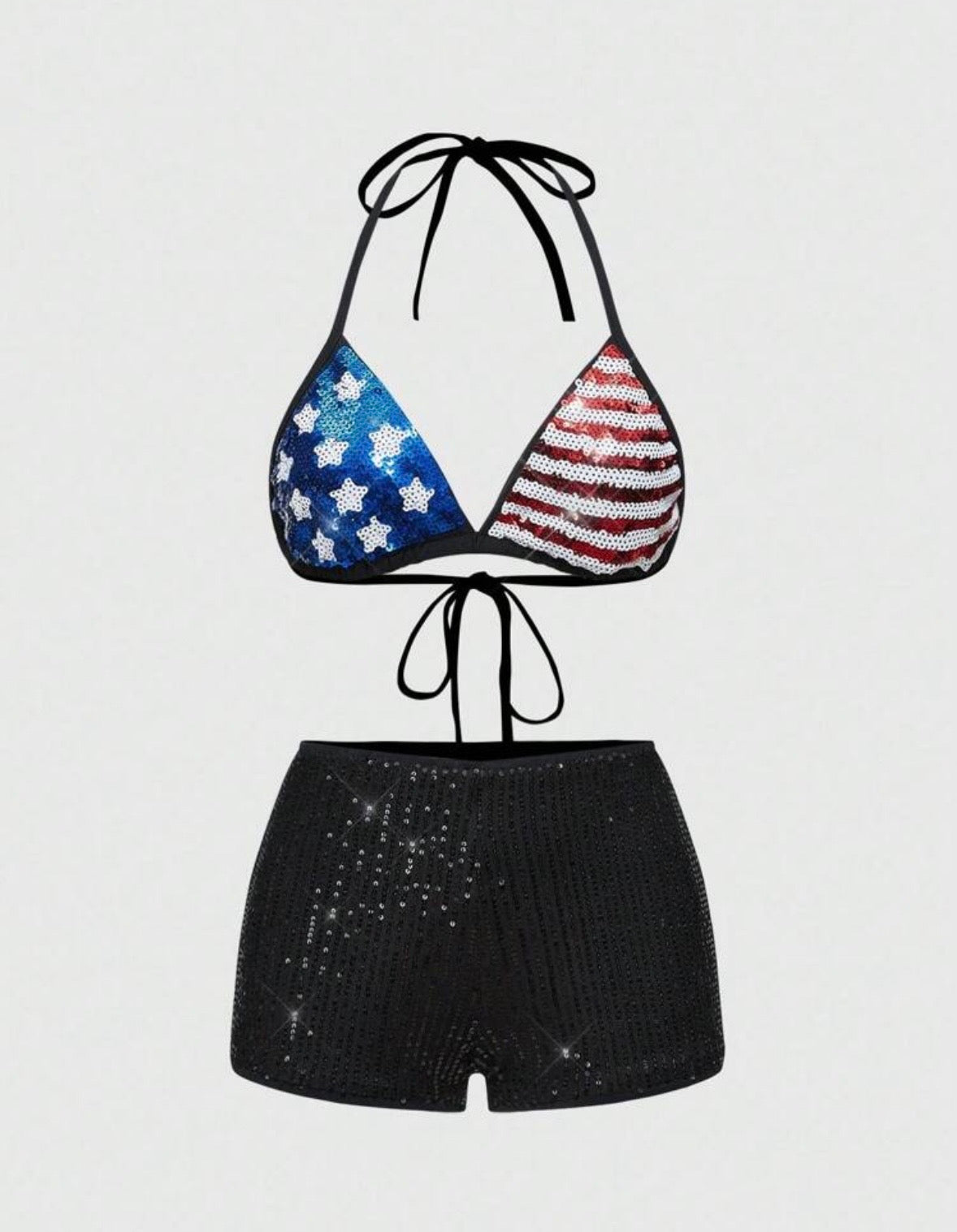 “Independent Sequins” 2 Piece Set