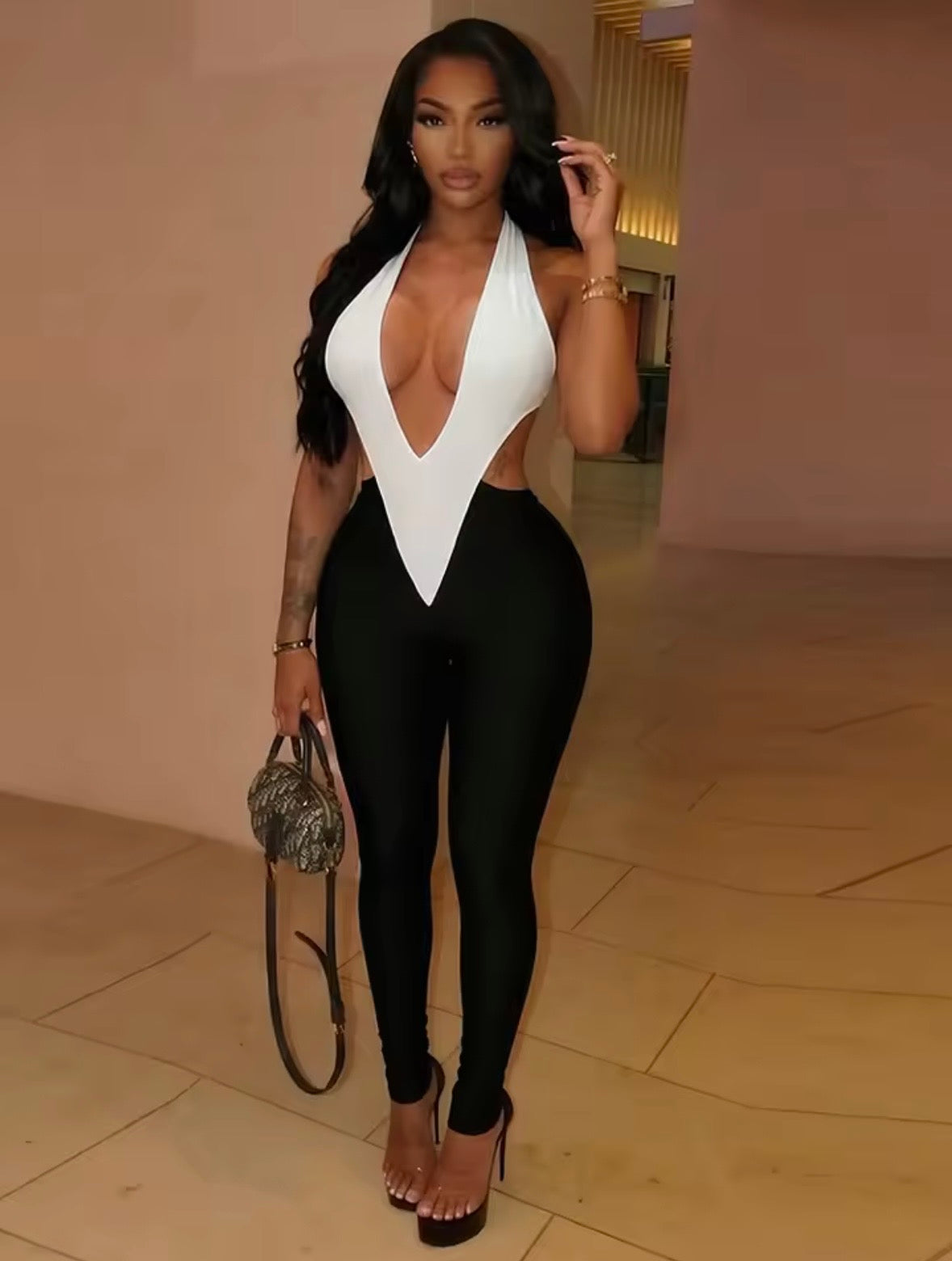 “Casey Cola” Black Jumpsuit