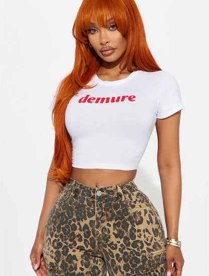 “Demure” White Top