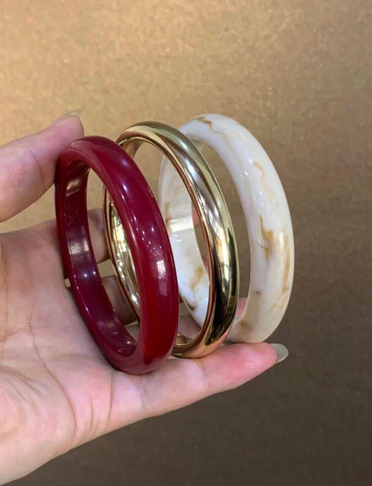 “Bern” Gold Bangle Set