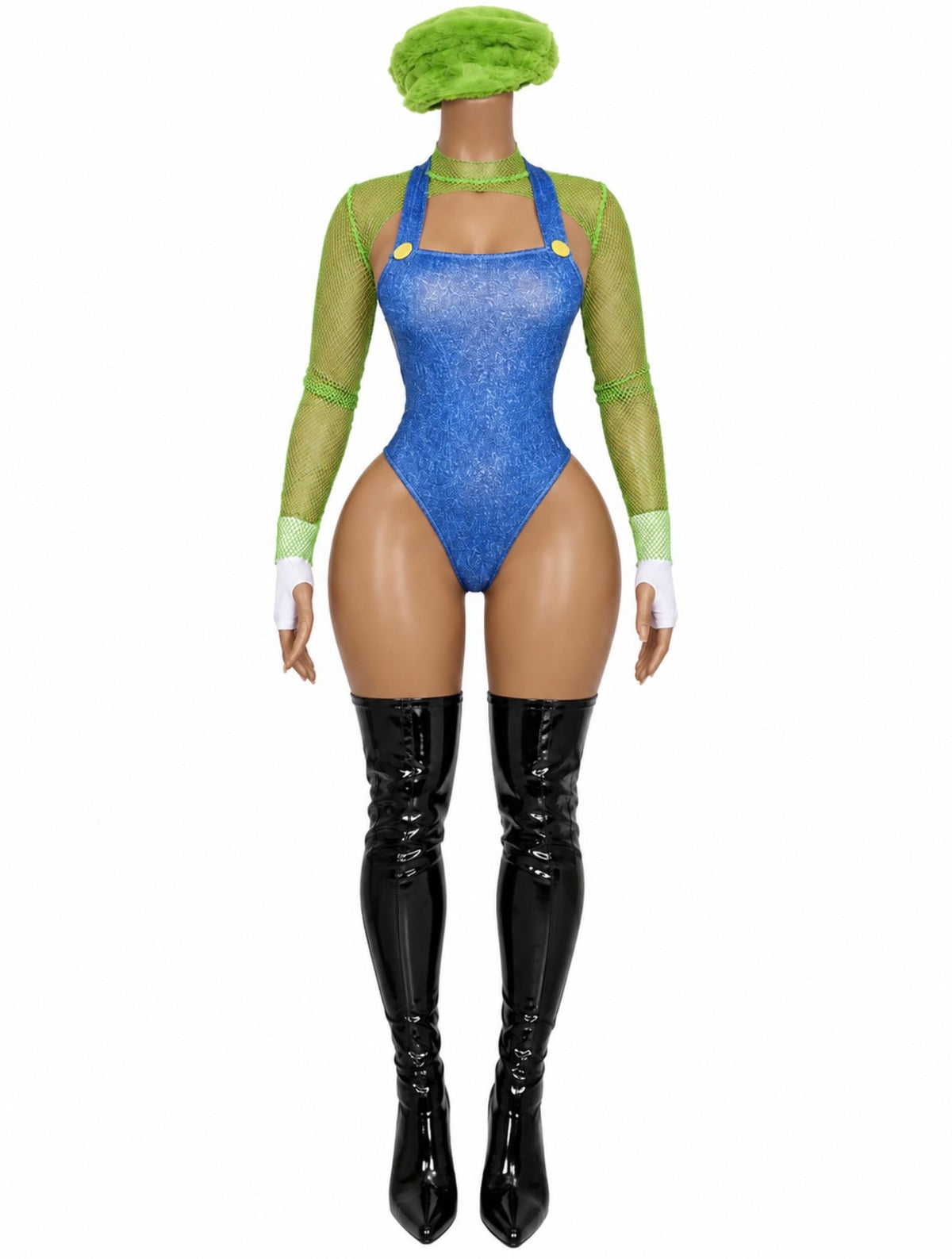 “Mario” Red 4 Piece Costume Set