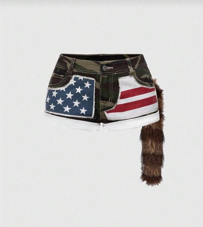 “Independence” Camo Shorts